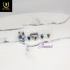 Ice sculpture handmade nail tips - Short ballerina / 얼음조각