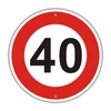 Felexdo Maximum Speed 40 km, Diameter 30 cm, Traffic Sign