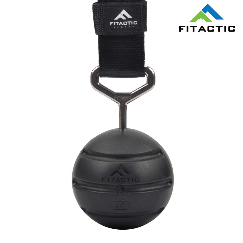 FITactic 3.5 Inches Groove Rock Climbing Solid Training Cannonball Bomb