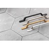 GTV - Flavio Furniture Handle - Zamak - Brass