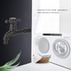 G1/2in Wall‑in Antique Brass Faucet Washing Machine Single Cold Water