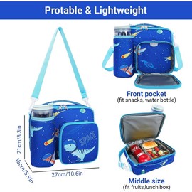 Ivyh Kids Lunch Bag ，Unicorn/Dinosaur/Mermaid Designs  Leakproof & Lightweight! Backpack Snack Carrier for School, Daycare, Travel  Perfect Gift for Ages 3-8:_Unicorn