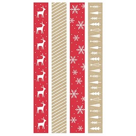 Tallon Festive Christmas Paper Chains - 80 in a Pack