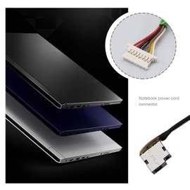 VGOL DC Power Jack Dock Connector Flex Cable Replacement Compatible with HP Pavilion 799736-F57 799736-S57 799736-T57 799736-Y57 DC Power Jack Cable Charging Port Plug