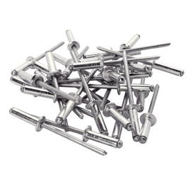 Rapid Blind Rivets Aluminium Standard Diameter 4.8 mm 4-7 mm Clamping Range 100 Pieces per Bag for Blind Rivet Pliers