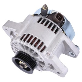 New Alternator for Toyota Yaris 2006-2015 1.5L L4 1497cc Car Alternator 12 Volt CW 80 Amp Alternator 12V Replace 27060-21150 27060-21151 104210-8180 11203 Electric Car Alternators