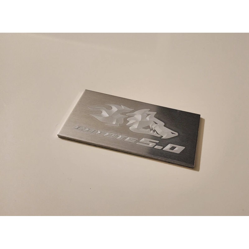 Coyote Mustang 2011-2023+ Mustang Coyote v2 Interior Engraved Badge Dash