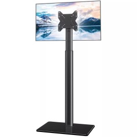 Hemudu Universal TV Stand Monitor with Mount 100 Degree Swivel Height Adjustable and...
