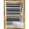 1 Sheet - Barcode Barcode Black Sticker Motorsport Motocross Car