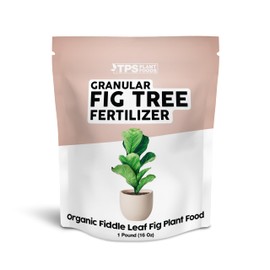 TPS NUTRIENTS Organic Fiddle Leaf Fig Plant Food, Slow Release Dry Granular Fertilizer for Fig Plants and Ficus Trees - 1 Pound (16 Oz)