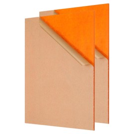 PATIKIL 1/8 Inch Thick Acrylic Sheets, 2Pack 16x12 Inch Plastic Sheet Colorful Board Panel for Sign, DIY, Painting, Art Craft, Orange