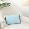 SARO LIFESTYLE Lake Side Serenity Throw Pillow Cover