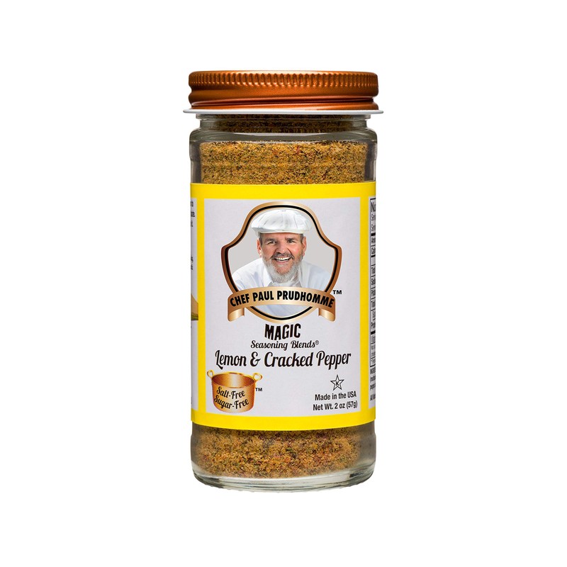 Chef Paul Magic Seasoning Blends Lemon and Cracked Pepper Seasoning