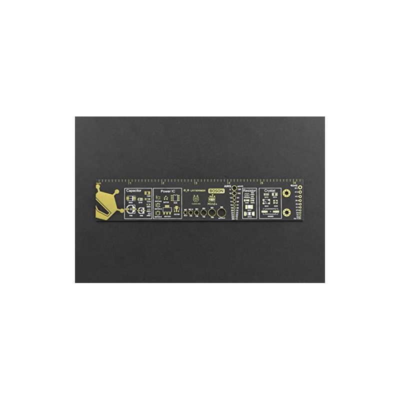 Teensy PCB Ruler - Mini 16 cm (Fibre Glass, Plastic,