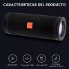 Maíz Bocina Bluetooth Radio Fm Portatil Recargable Usb Luz Led