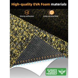 FOCEAN Boat Flooring EVA Foam Boat Decking Camo Marine Flooring Self-Adhesive Marine Mat for Motorboat RV Yacht Kayak, 94.5''x 47.2'', Flower Camo