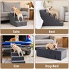EHEYCIGA Dog Stairs for High Bed 25" H, 5-Step Extra