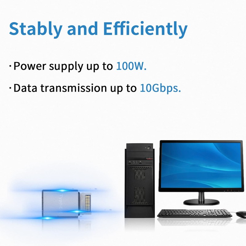 Duttek USB C Front Panel Adapter, 10 Gbps Type E