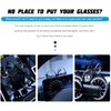 TSUGAMI Car Sun Visor Organizer, PU Leather Vehicle Sunshade Storage