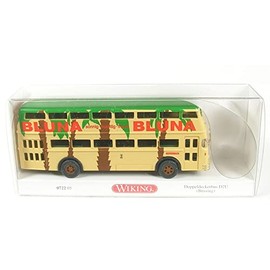 Wiking 072205 Double Decker Bus D2U (Büssing) Bluna/AFRI Cola Track H0 1:87 - Not a Toy