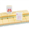 4-Layer Engraved American Mahjong Set, 1-1/4" Heavyweight Lemon Chiffon with