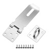 4 Inch Hasp and Staple, Door Latch Gate Lock Heavy