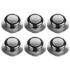 VOANZO 6Pcs Universal Pot Lids Handle Heat-Resistant Knobs Stainless Steel