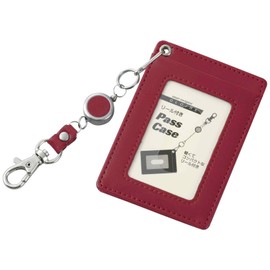 Reimei Fujii Pass Case Gloire, with Reel, wine