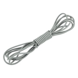 DMiotech 1/8 Inch Shock Cord, 10 Feet Grey Bungee Cord Tent Pole Shock Cord Round Elastic Kayak Rope Stretch String Marine Grade Heavy Polyester for DIY Projects Tie Downs