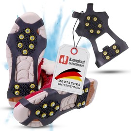 Grödel Non-Slip Shoe Spikes - Langlauf Schuhbedarf Ice Grips Shoe Claws - Non-Slip Ice Spikes for Shoes and Boots - Non-Slip Spikes Smooth Ice - Spikes for Pull-On (XL (44-46))