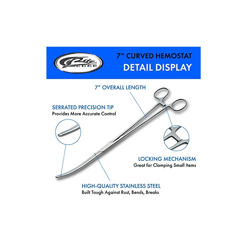 Szco Supplies Curved Hemostat, 7-Inch