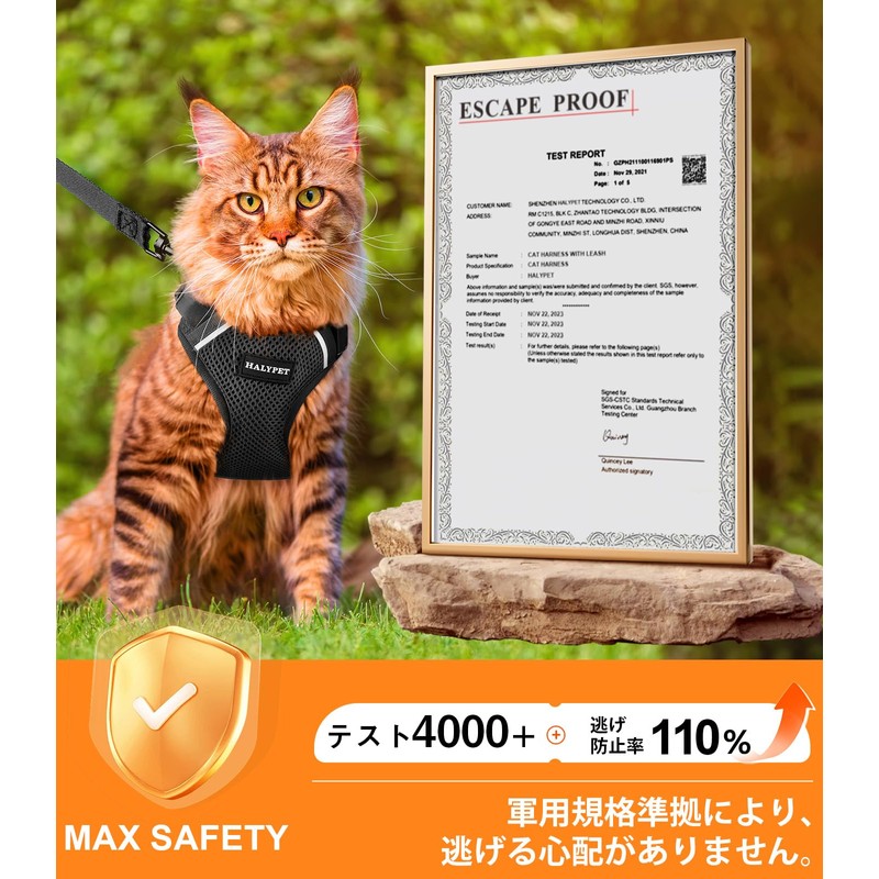 Cat Harness Leash for Cats, Dedicated Harness, Cat Towing Rope,