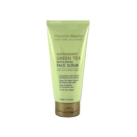 Precision Beauty Exfoliante facial exfoliante de té verde, fórmula antioxidante, sin parabenos, 8 onzas líquidas