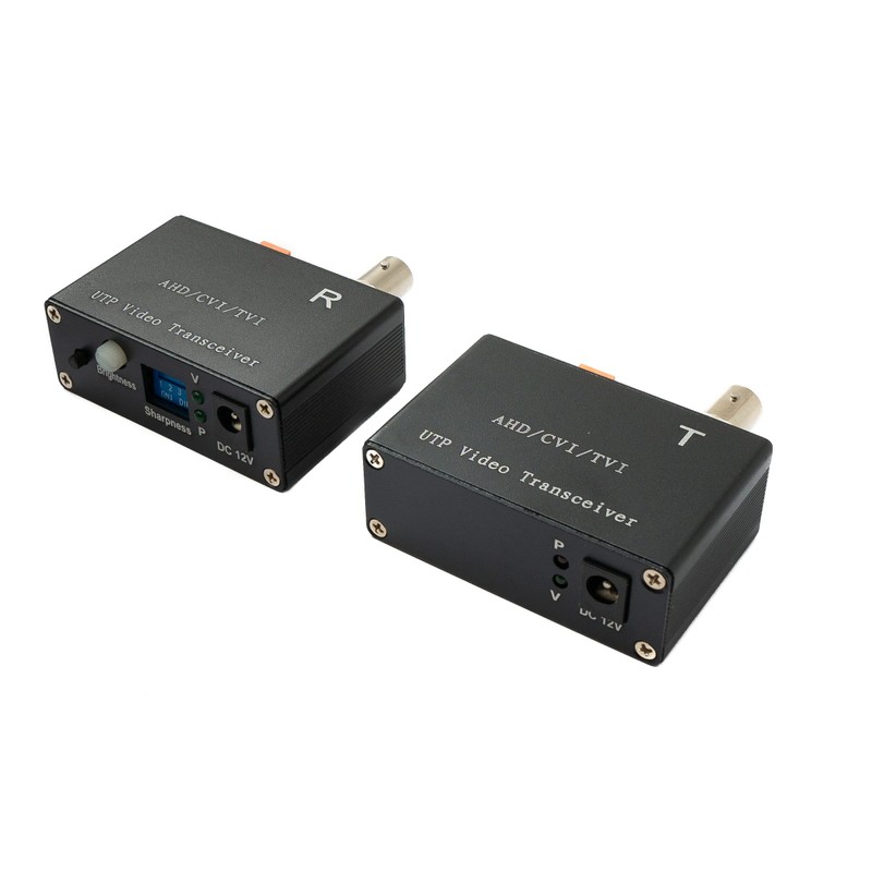 System-S 75 Ohm Transceiver Set BNC to Cat5E Cat6 Video