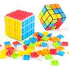 Cubo de Rubik Desmontable DIY, Puzzle Creative Collage Bloques de