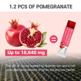 BOTO Beauty Secret Colágeno de Granada 20 g - Barra de Gelatina de Colágeno de Belleza Coreana, Colágeno de Pescado de Bajo Peso Molecular, Sabor a Granada - Paquetes de 15
