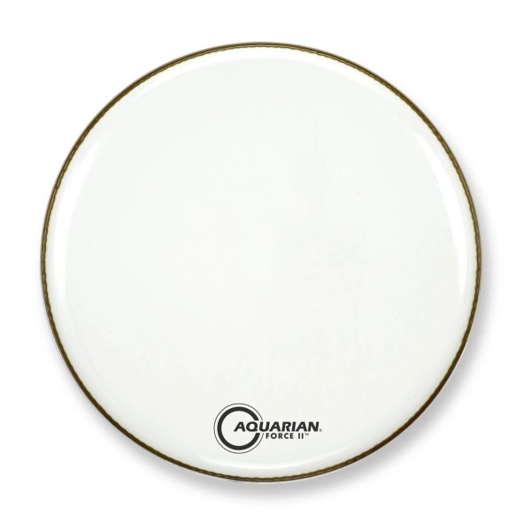 Aquarian - FR16WH - 16" Force II Bass Drum Gloss