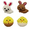 Culpitt Cute Easter Bunny & Chicks Sugar Piping's, Sugar Decorations