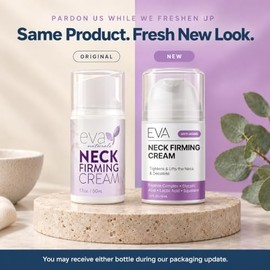 Neck Firming Cream by Eva Naturals (1.7 oz) Airless Pump - Firming Lotion for Sagging Neck, Face, and Dcollet - Fights Wrinkles and Promotes...       