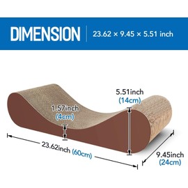 Bone Cat Scratcher Cardboard Lounge Bed and Cat Backpack, Dog Carrier Backpacks, Foldable Backpack, Up to 15.4 lbs, Cat Scratching Post, Durable Board Pads Prevents Furniture Damage