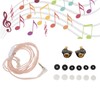 Wired Sound Isolating Earbuds with Microphone Detachable Dynamic Earphone with