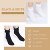 SATINIOR 6 Pairs Ruffle Socks Lace Ruffle Socks Women, white