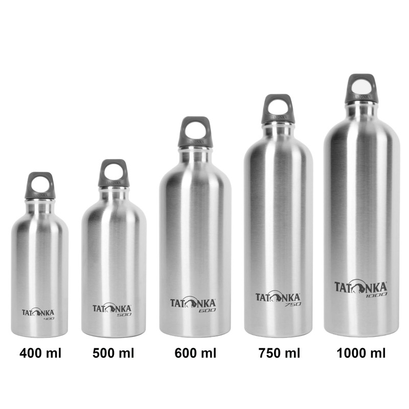 Tatonka Stainless Steel Drinking Bottle 0.75 L - Unbreakable Stainless