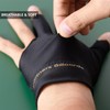 DILUSILK 2 pcs Anti Slip Billiard Glove 3 Fingers Show