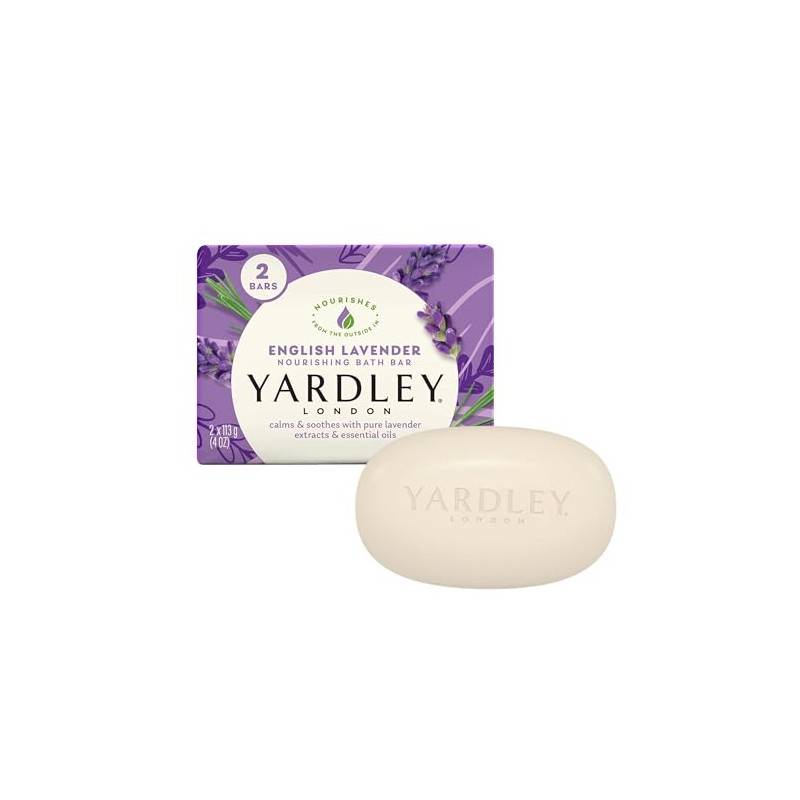 Yardley Bar Soap, English Lavender, 2 Count
