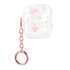 TEHAUX Wireless Earphone Case with Buckle Clear Earbud Shell for Design Durable Protection for Friends and Family