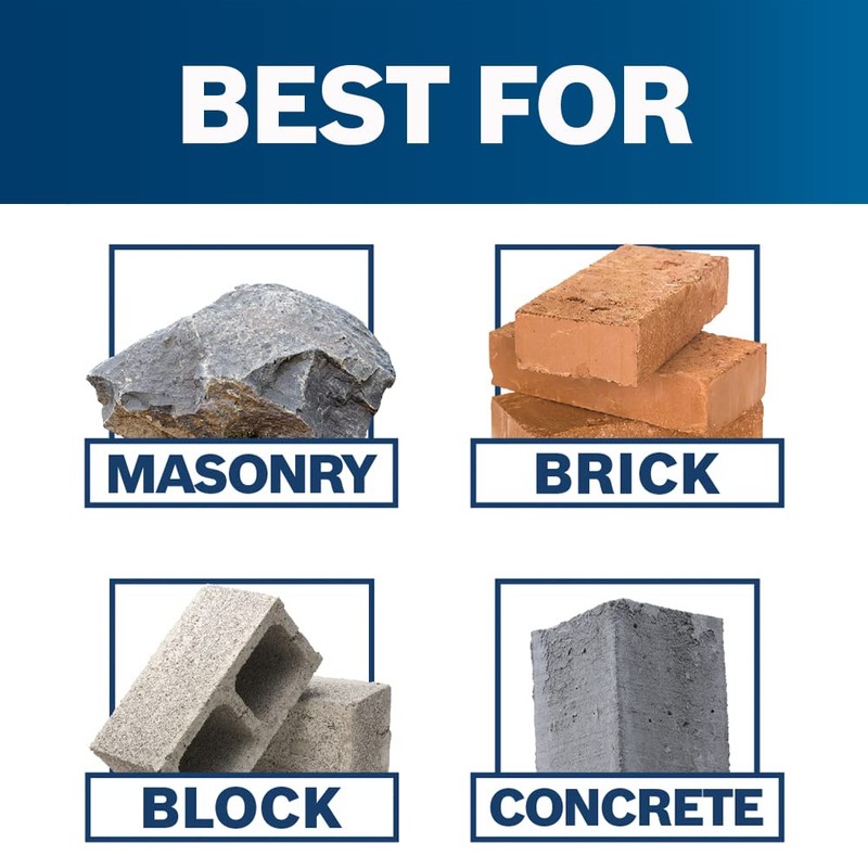 Bosch 7 pc. Hex Shank Hammer Drill Masonry Bit Set