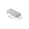 CAXUSD 2pcs Multi-purpose Desktop Storage Box Stackable Storage Drawer for