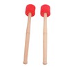 2PCS Bass Foam Drum Mallet Oak Handle EVA Foam Head