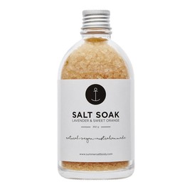 SUMMER SALT BODY SALT SOAK - LAVENDER & SWEET ORANGE, SUMMER SALT BODY